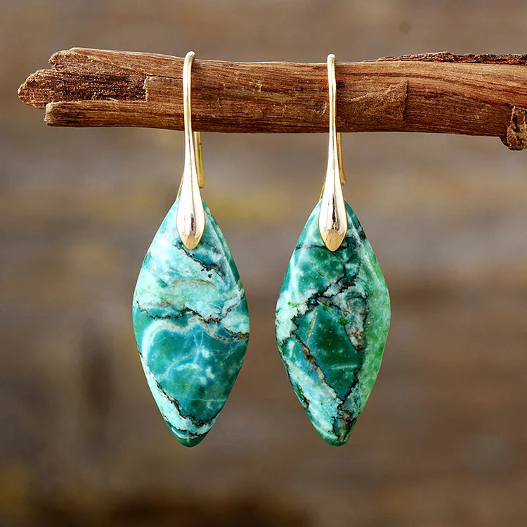 Vintage Natural Stone Earrings - Image 8