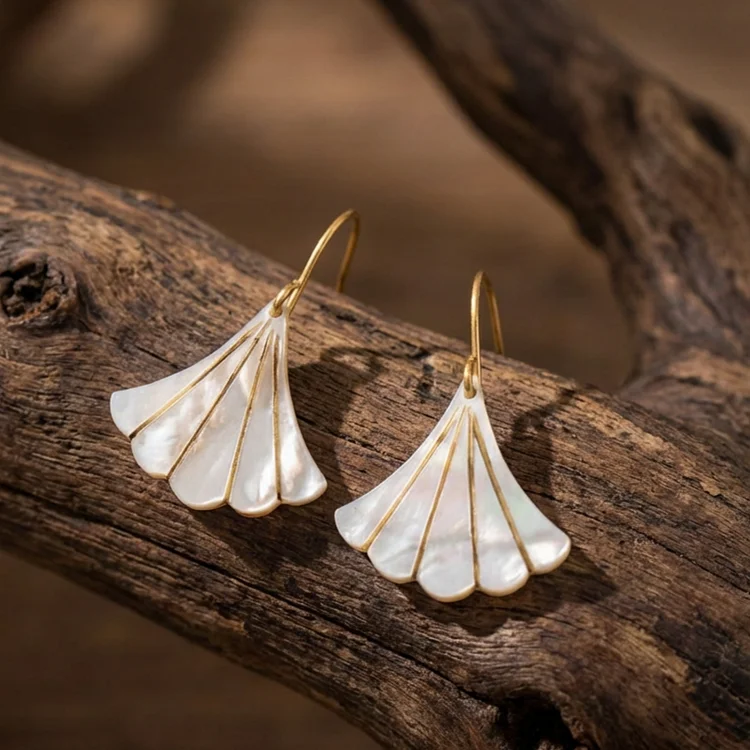 Vintage Pearl Drop Earrings - Image 2
