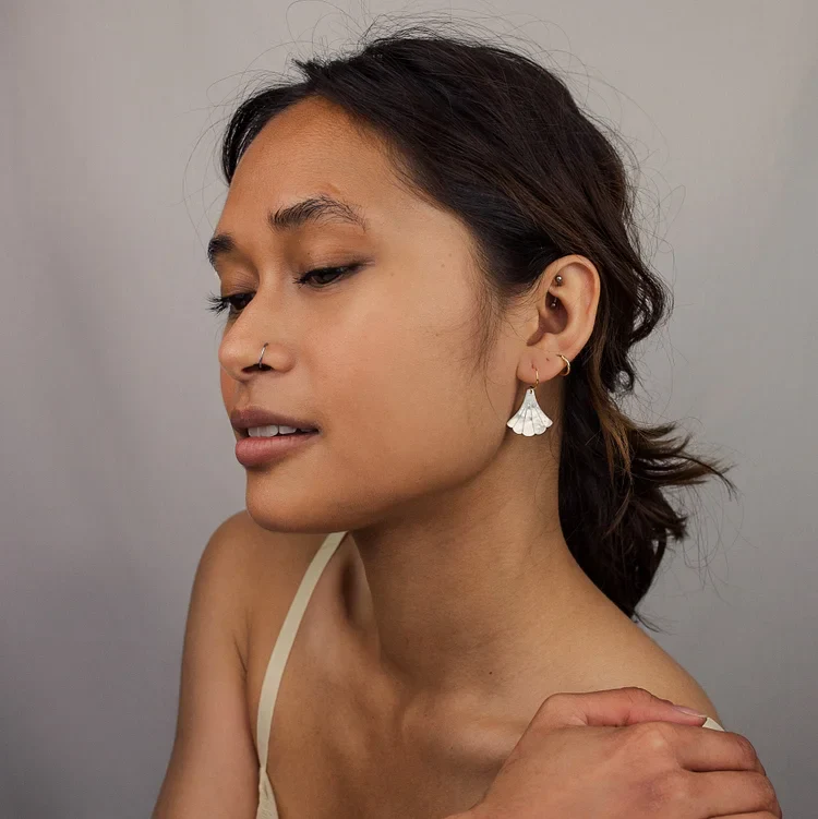 Vintage Pearl Drop Earrings - Image 3