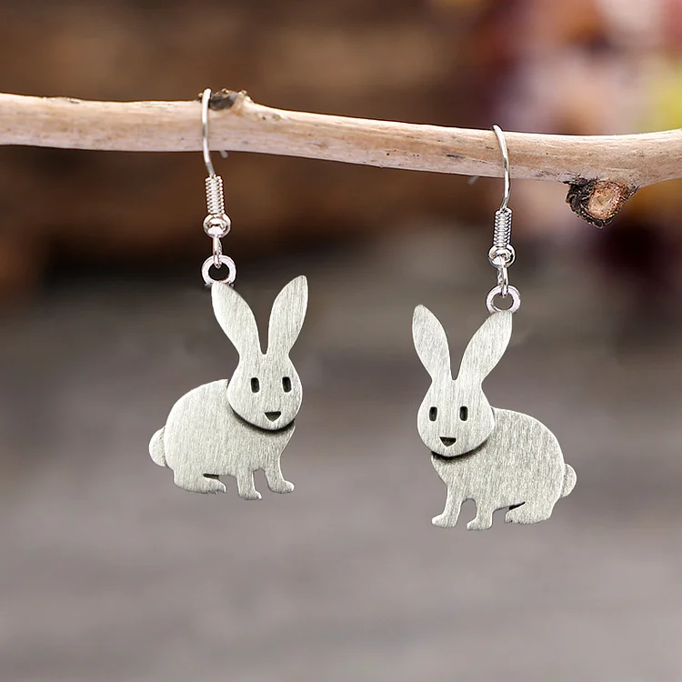 Vintage Rabbit Earrings - Image 3