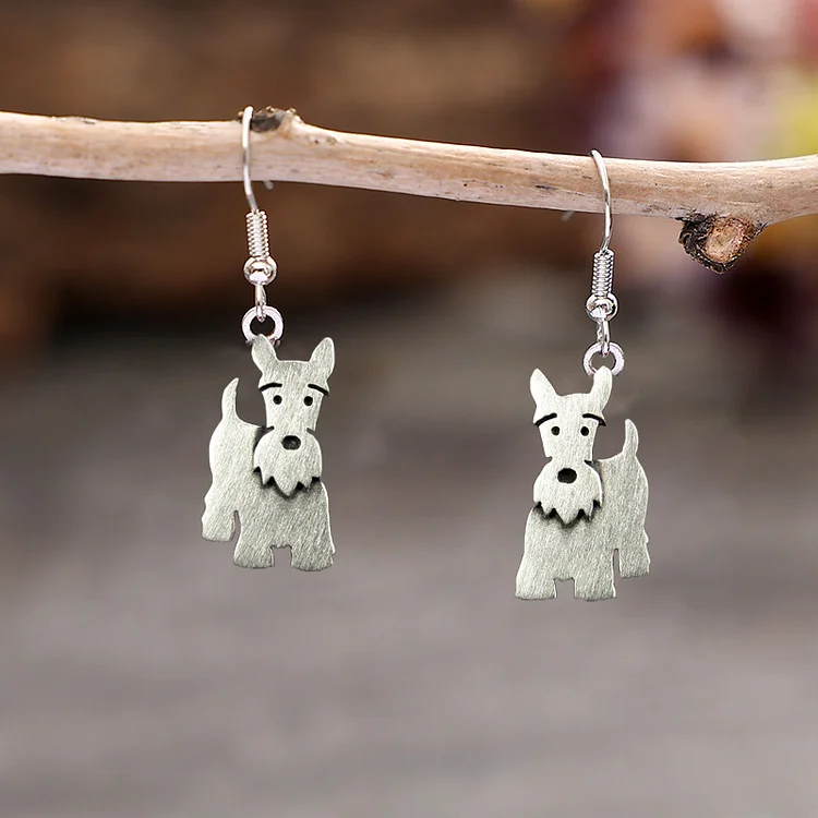 Vintage Scottish Terrier Earrings - Image 3