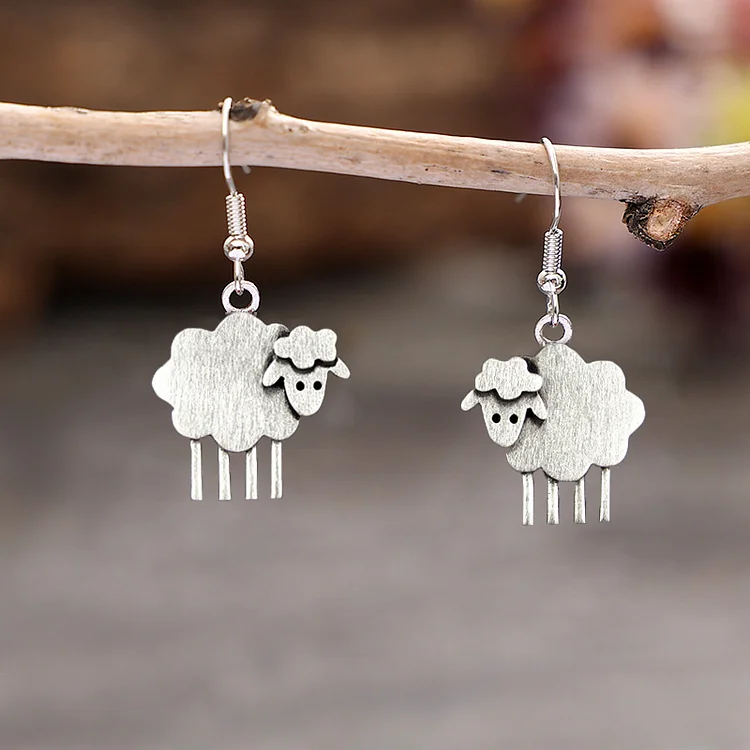 Vintage Sheep Earrings - Image 3