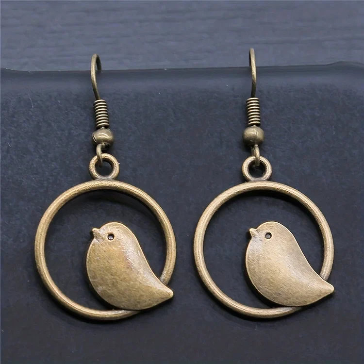 Vintage Simple Animal Bird Earrings - Image 2