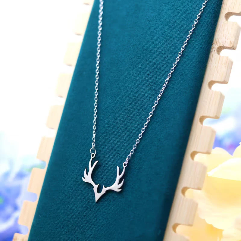 Whispering Forest Antler Grace Necklace - Image 4