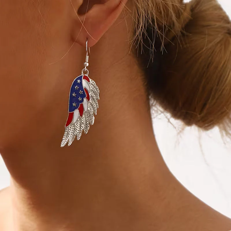 Wings of Timeless Liberty Drop Earrings - Image 2