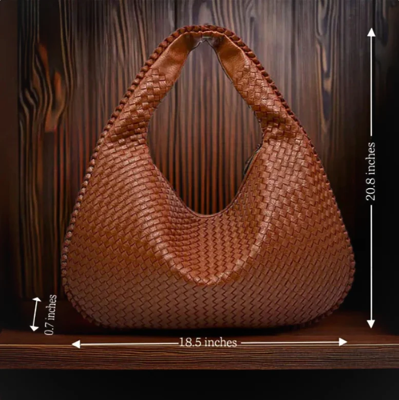 Woven Hobo Bag - Timeless Style - Image 4