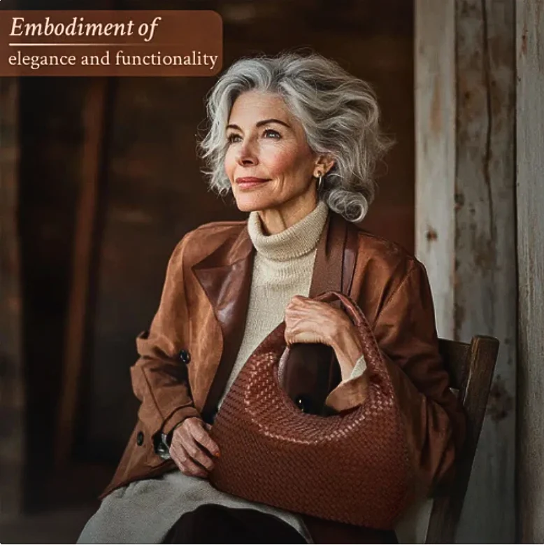 Woven Hobo Bag - Timeless Style - Image 5